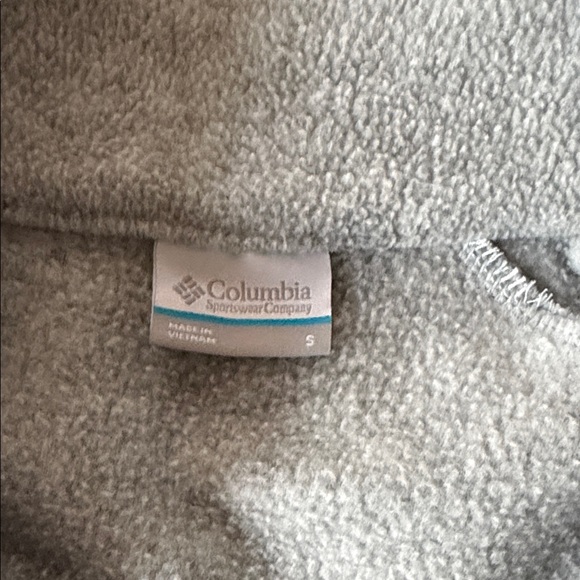 Columbia Light Gray Fleece Jacket - Picture 4 of 4